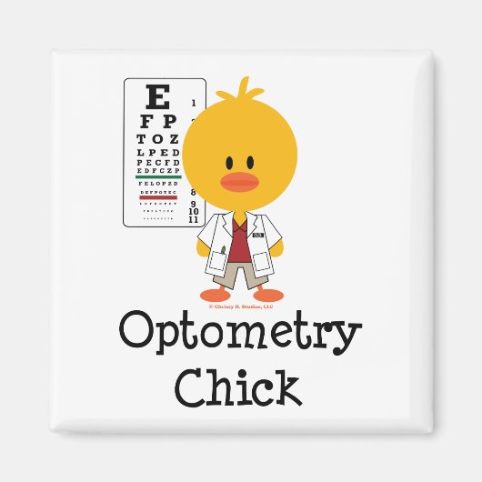 Optometrie Chick Magnet (Voorkant)