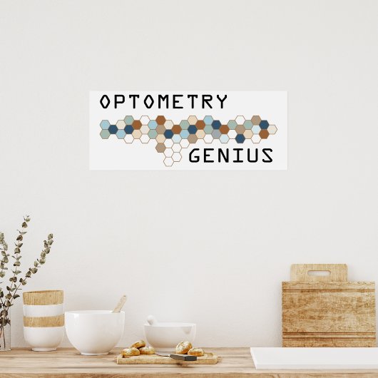 Optometrie Genius Poster (Keuken)
