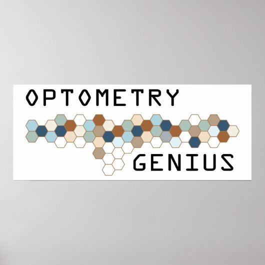 Optometrie Genius Poster (Voorkant)