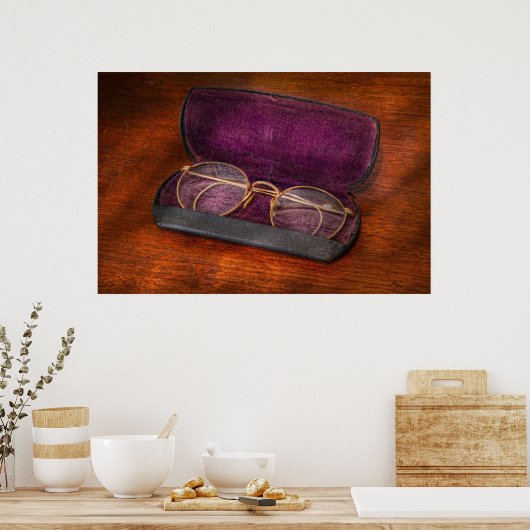 Optometrie - Heeft iemand mijn bril gezien? Poster (Keuken)