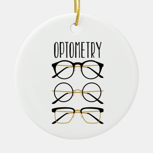 Optometrie Keramisch Ornament (Voorkant)