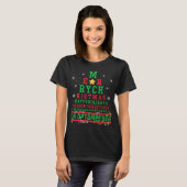 Optometrie Kerstboom Brillen Oog Kerstmis T-shirt (Voorkant volledig)