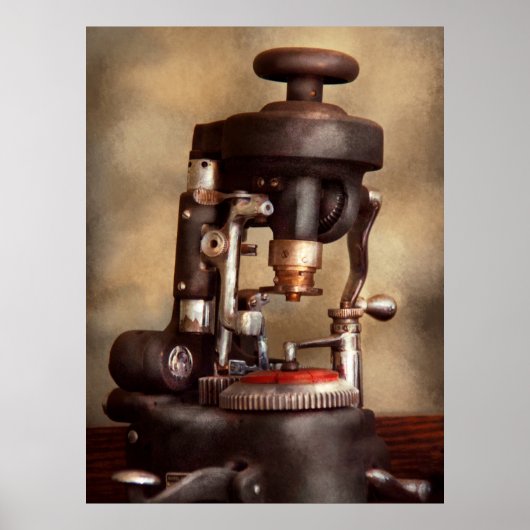 Optometrie - Lenssnijmachine Poster (Voorkant)