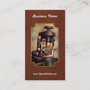 Optometrie - Lenssnijmachine Visitekaartje