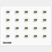 OPTOMETRIE MERRY CHRISTMAS EYE DOCTOR STER STICKER (Vel)