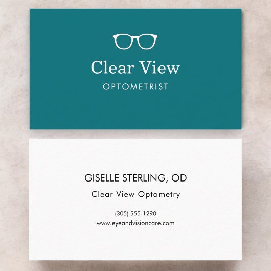 Optometrie Oogarts Visitekaartje