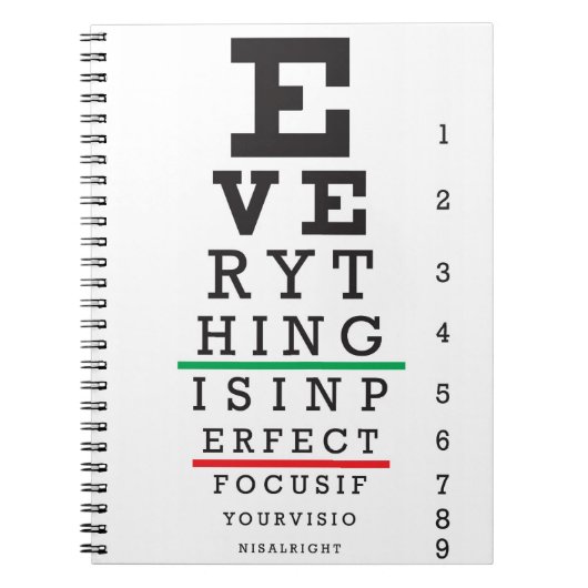 Optometrie Ooggrafiek Notitieboek (Voorkant)