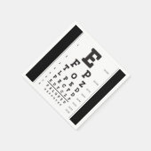 Optometrie Optisch Papieren servet (Hoek)