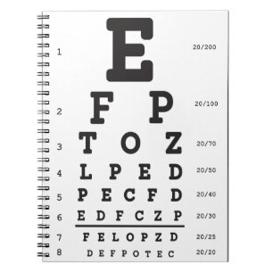 optometrie optisch Spiral Photo Notitieboek