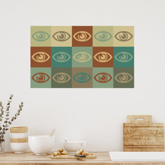 Optometrie Pop Art Poster (Keuken)