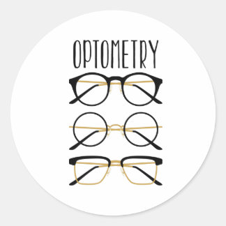 Optometrie Ronde Sticker