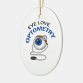 OPTOMETRIE VAN OOG VERLIEZEN KERAMISCH ORNAMENT (Links)