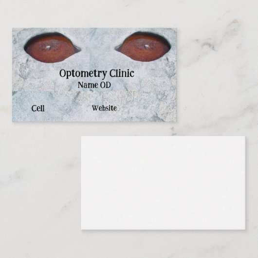 Optometrie Visitekaartje (Voorkant / Achterkant)