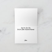 Optometriedag Eyeglassen Silhouette Wenskaart Kaart (Binnen)