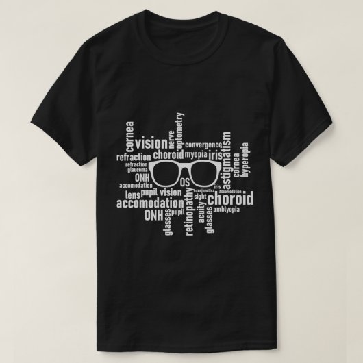 Optometriekglazen - Optometrist Opticien Ofthalmo T-shirt (Design voorkant)