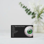 Optometriekkaart Visitekaartje (Staand voorkant)