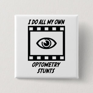 Optometriestunts Vierkante Button 5,1 Cm