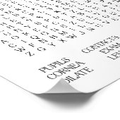 OptometriezoekPoster met Kantoor-trefwoord Poster (Hoek)