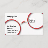 Optometrische Visitekaartjes Afsprakenkaartje (Voorkant)