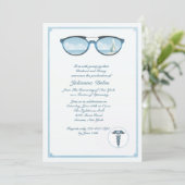 Optometrist Afstuderen Kaart (Staand voorkant)