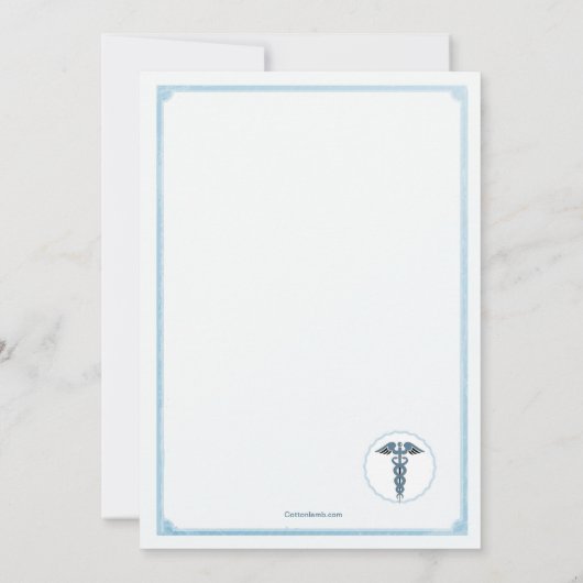 Optometrist Afstuderen Kaart (Achterkant)