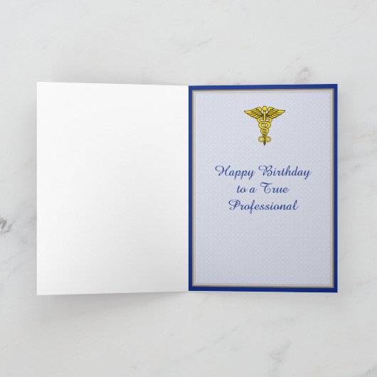 Optometrist Birthday Kaart (Binnen)