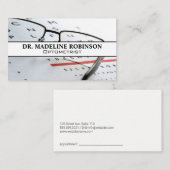 Optometrist | Bril op recept Afsprakenkaartje (Voorkant / Achterkant)