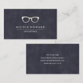 optometrist | Bril Visitekaartje (Voorkant / Achterkant)