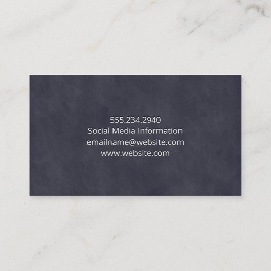 optometrist | Bril Visitekaartje (Achterkant)