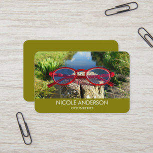 Optometrist Bril Visitekaartje