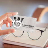 Optometrist | Brillen | Oogonderzoek en -hulpmidde Afsprakenkaartje