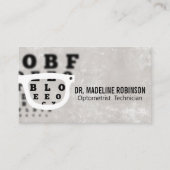 Optometrist | Brillen | Oogonderzoek en -hulpmidde Afsprakenkaartje (Voorkant)