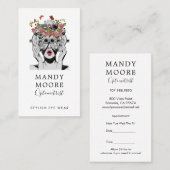 Optometrist Business & Afspraak Herinnering Visitekaartje (Voorkant / Achterkant)