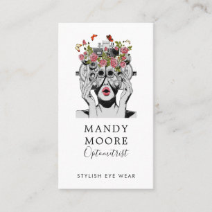 Optometrist Business & Afspraak Herinnering Visitekaartje