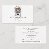 Optometrist Business & Afspraak Herinnering Visitekaartje (Voorkant / Achterkant)