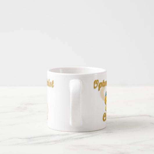 Optometrist Chick Espresso Kop (Achterkant)