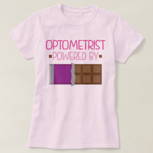 Optometrist Chocolate Gift voor haar T-shirt