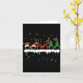 Optometrist Christmas Tree Gles Costume Santa Opto Kaart (Gele Bloem)