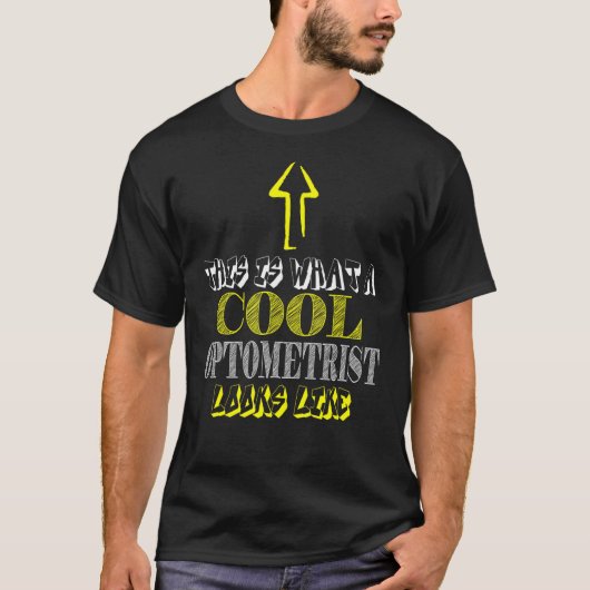 Optometrist Cool Opticien T-shirt (Voorkant)