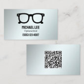 Optometrist Custom QR Visitekaartje (Voorkant / Achterkant)