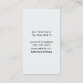 Optometrist Dokter | Phoropter Apparatuur Sessie Visitekaartje (Achterkant)