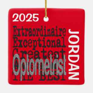 Optometrist Extraordinaire CUSTOM Keramisch Ornament