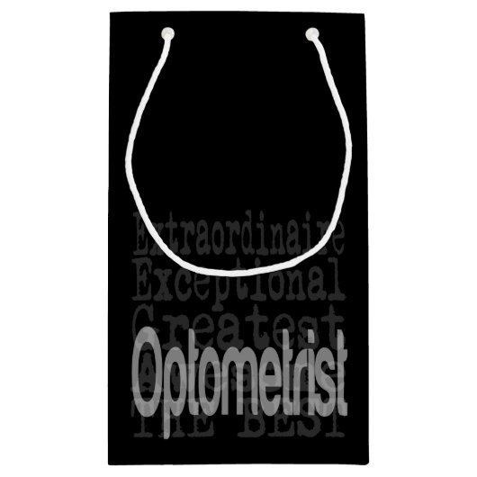 Optometrist Extraordinaire Klein Cadeauzakje (Achterkant)