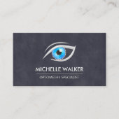 Optometrist | Eye Lens Logo Visitekaartje (Voorkant)