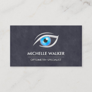Optometrist Eye Lens Logo Visitekaartje