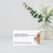 Optometrist & Eye Specialist Professional Visitekaartje (Staand voorkant)