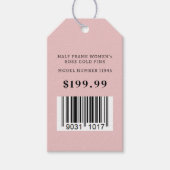 Optometrist Eyewear Zakelijke Barcode Prijs Label Cadeaulabel (Voorkant)