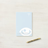 Optometrist | Gepersonaliseerde naam van Eye Speci Post-it® Notes (Op bureau)