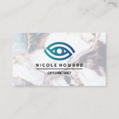 optometrist | Gestileerd oog Logo Visitekaartje (Voorkant)