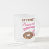 Optometrist Gift (Donuts) Matglas Koffiemok (Voorkant rechts)
